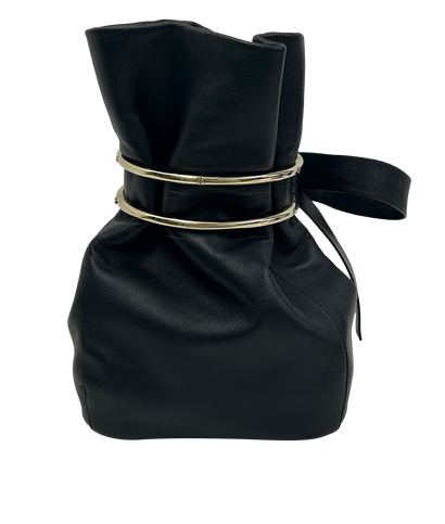 Bucket Bag, 480&euro;, Bolso, Negro, Animal - Piel, Vista frontal